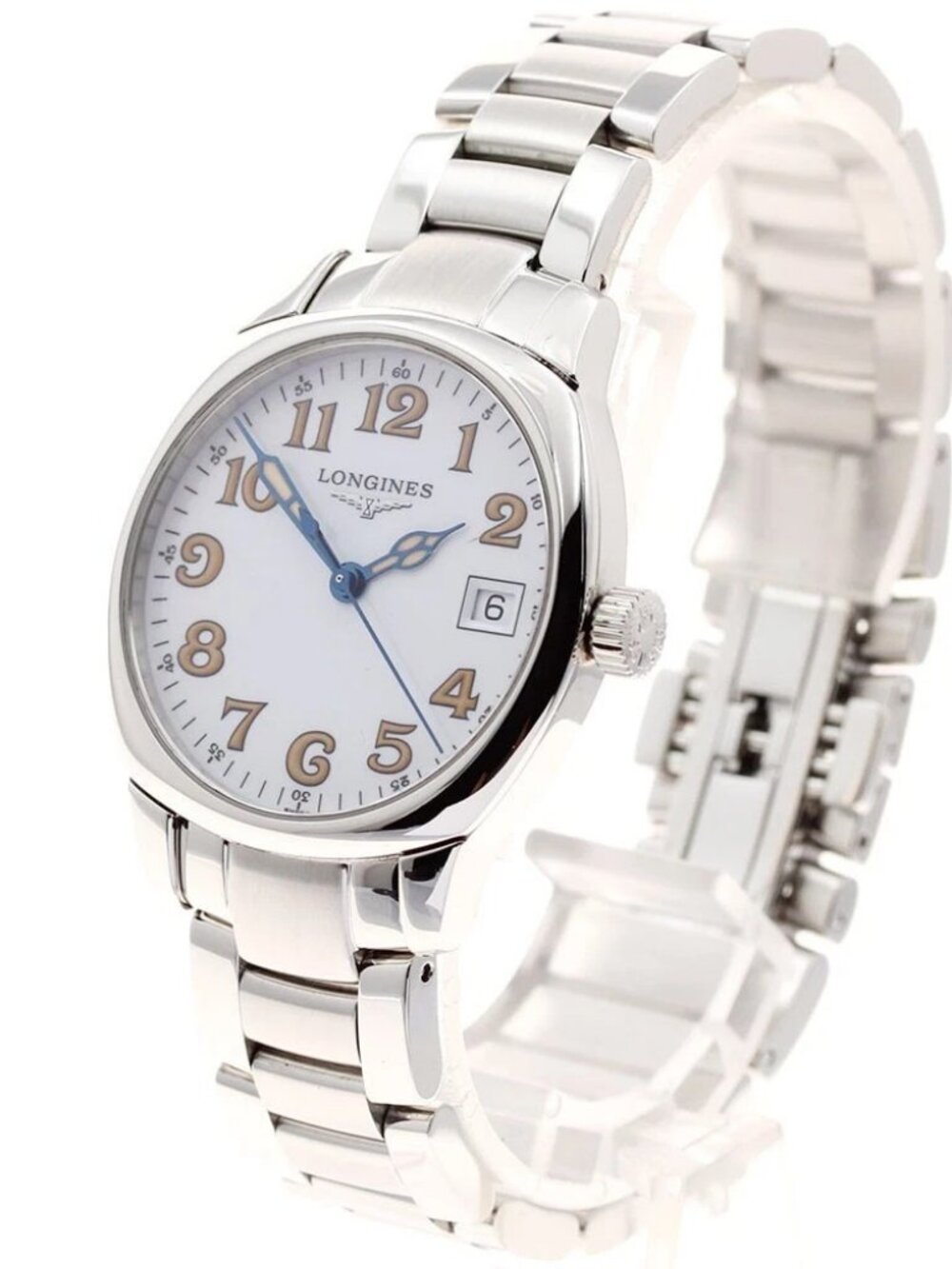 LONGINES Spirit L2.198.4 Date white Dial Quartz Boy's Watch_914676